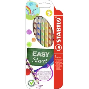 Linkshänder-Buntstifte STABILO EASYcolors – 6er-Set